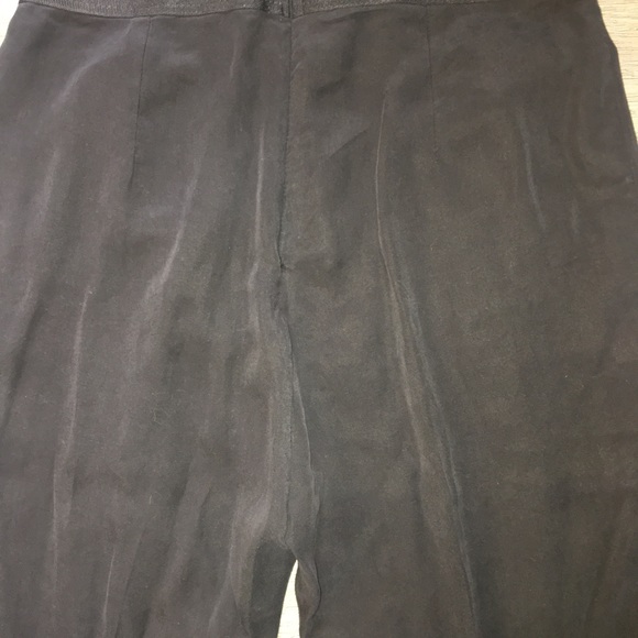 La Petite Francsise Black Pleated Pants Size 38 - Picture 4 of 7